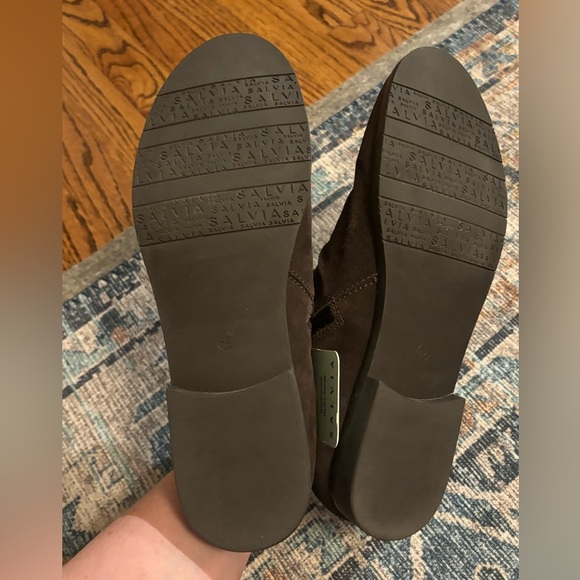 NEW Salvia | Carly Hydra‎ Suede Cafe Brown Sz 42/11 - Picture 6 of 10